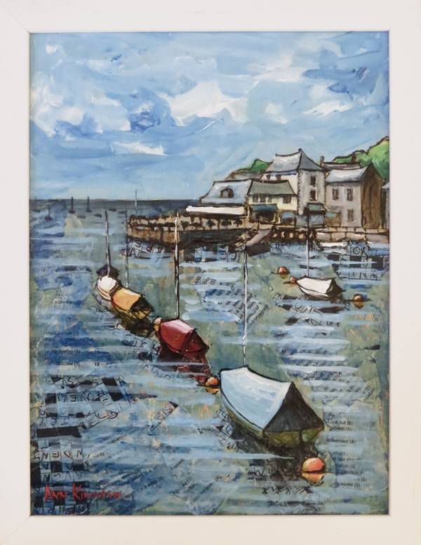 - a , Mixed Media, Painting by Ann Kinahan, measuring 29 x 22 cm (H x W) framed at 34 x 24 cm £115